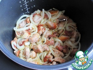 Свинина в сливочно-томатном соусе Свинина в сливочно-томатном соусе