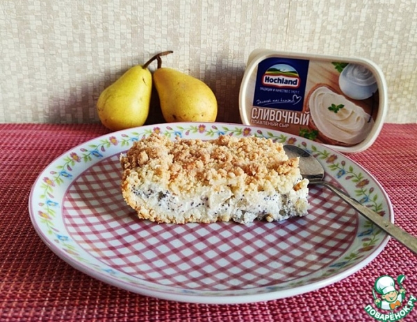 Сырная сбричолата с грушей