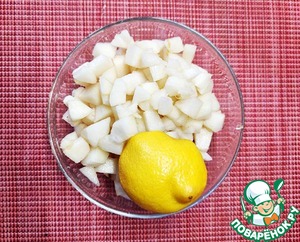 Сырная сбричолата с грушей