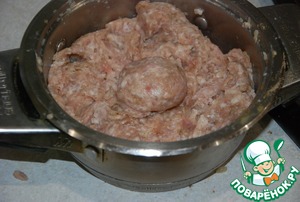 Сырная тыква с тефтелями Сырная тыква с тефтелями