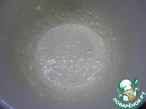 Сырный омлет с грибами