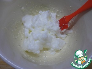 Сырный омлет с грибами