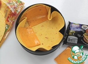 Теплый салат в тартилье