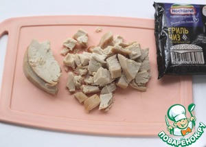 Теплый салат в тартилье