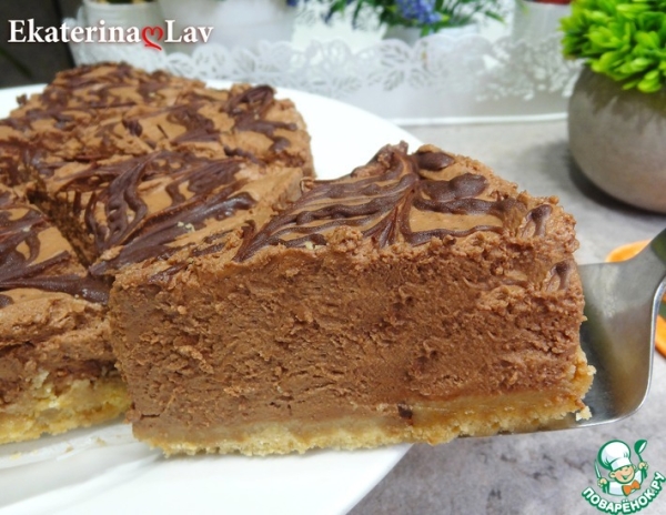 Торт "Шоколадный пломбир" без выпечки Торт "Шоколадный пломбир" без выпечки