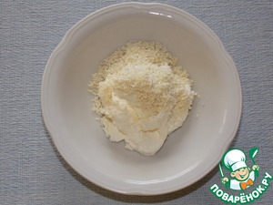 Творожные шарики с белым шоколадом