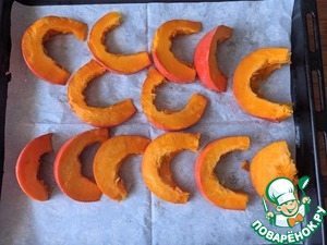 Тыквенное печенье "Бантики"