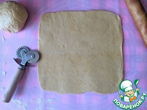 Тыквенное печенье "Бантики"