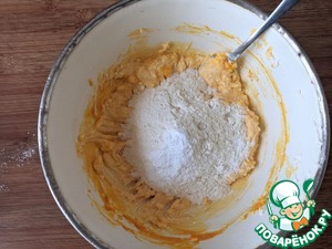 Тыквенное печенье "Бантики"