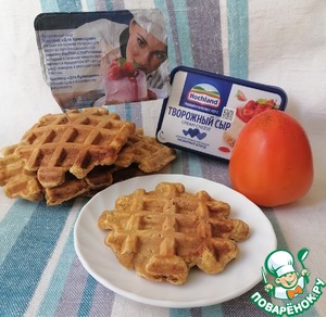 Вафли с хурмой Вафли с хурмой