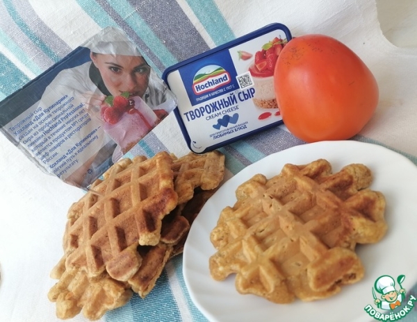 Вафли с хурмой Вафли с хурмой