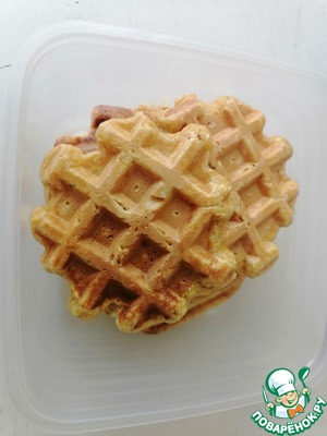 Вафли с хурмой Вафли с хурмой