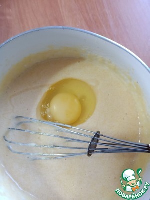 Вафли с кукурузной полентой