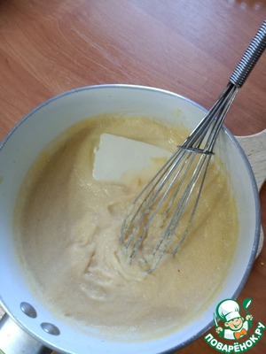 Вафли с кукурузной полентой