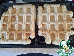 Вафли с кукурузной полентой