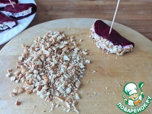 Закуска из свеклы с творожным сыром