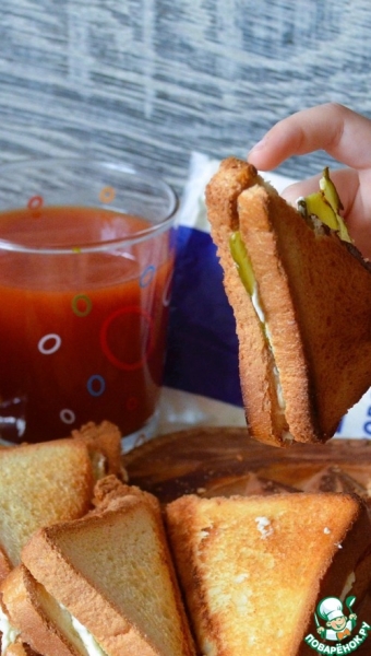 Закусочный сэндвич "На раз-два" Закусочный сэндвич "На раз-два"