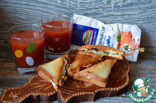 Закусочный сэндвич "На раз-два" Закусочный сэндвич "На раз-два"