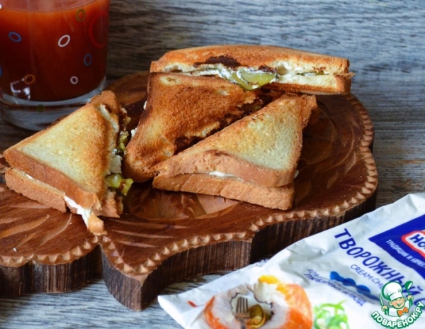 Закусочный сэндвич "На раз-два" Закусочный сэндвич "На раз-два"