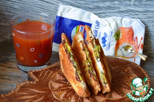 Закусочный сэндвич "На раз-два" Закусочный сэндвич "На раз-два"