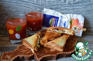 Закусочный сэндвич "На раз-два" Закусочный сэндвич "На раз-два"