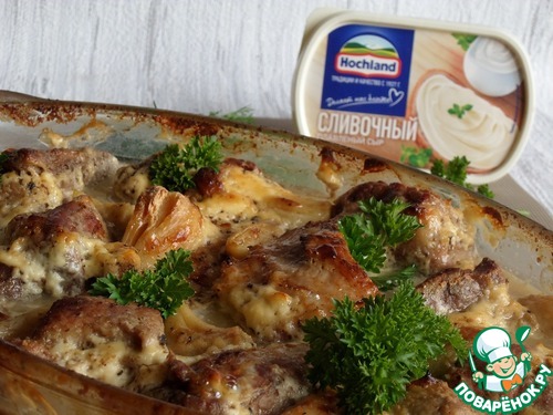 Запеченная свинина с перцем