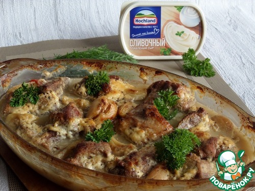 Запеченная свинина с перцем