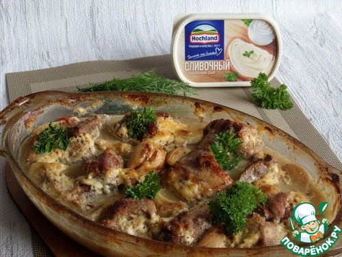 Запеченная свинина с перцем