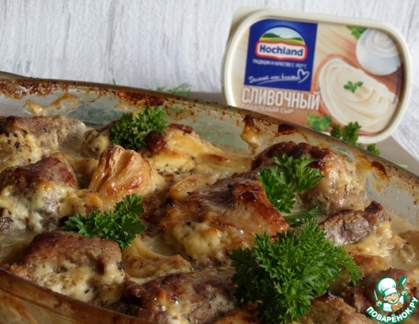 Запеченная свинина с перцем