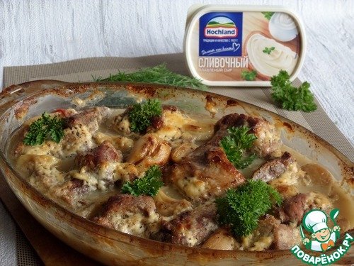 Запеченная свинина с перцем