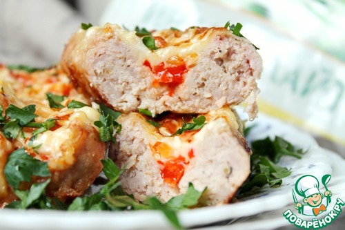Запеченные фаршированные купаты