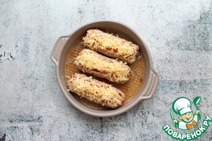 Запеченные фаршированные купаты