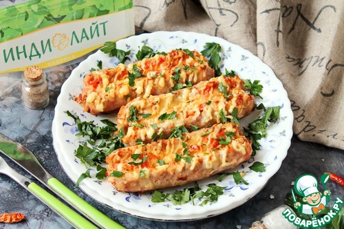 Запеченные фаршированные купаты