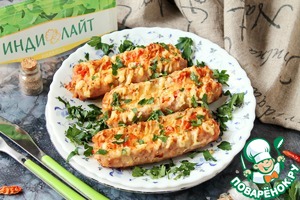 Запеченные фаршированные купаты