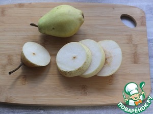 Запеченные груши с творожным сыром