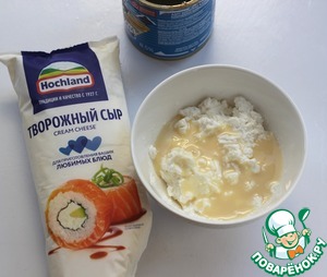 Запеченные груши с творожным сыром