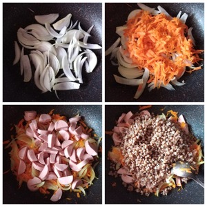 Запечённые блинные треугольники с сосисками Запечённые блинные треугольники с сосисками