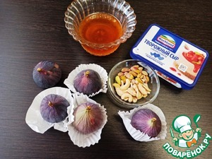 Запечённый инжир с крем-чизом и мёдом Запечённый инжир с крем-чизом и мёдом