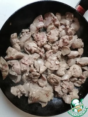 Запеканка с куриной печенью Запеканка с куриной печенью