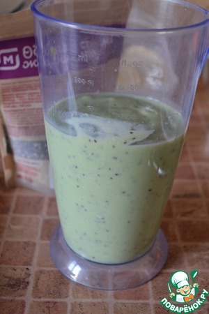 Зелёный пудинг "Крокодильчик" Зелёный пудинг "Крокодильчик"