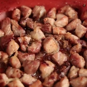 Жареная картошка с мясом Жареная картошка с мясом