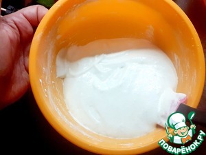 Бисквитный пирог с полентой