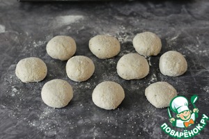 Булочки с чечевично-злаковой полентой