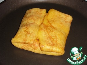 Тыквенные блины с мясом и сыром Тыквенные блины с мясом и сыром