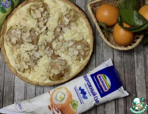 Тарт с грушами