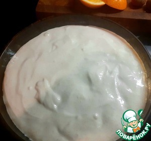 Бисквитный пирог с полентой