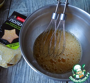 Блинчики с чечевично-злаковой полентой