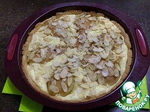Тарт с грушами
