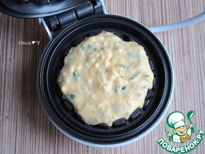 Кукурузно-сырные вафли