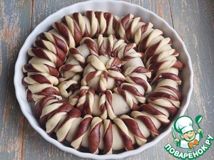 Пирог с творожным сыром и клюквой Пирог с творожным сыром и клюквой